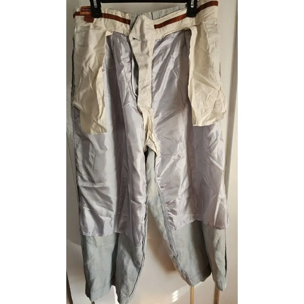 Vtg Royal Prestige‎ PD 100% linen men trouser ( 36